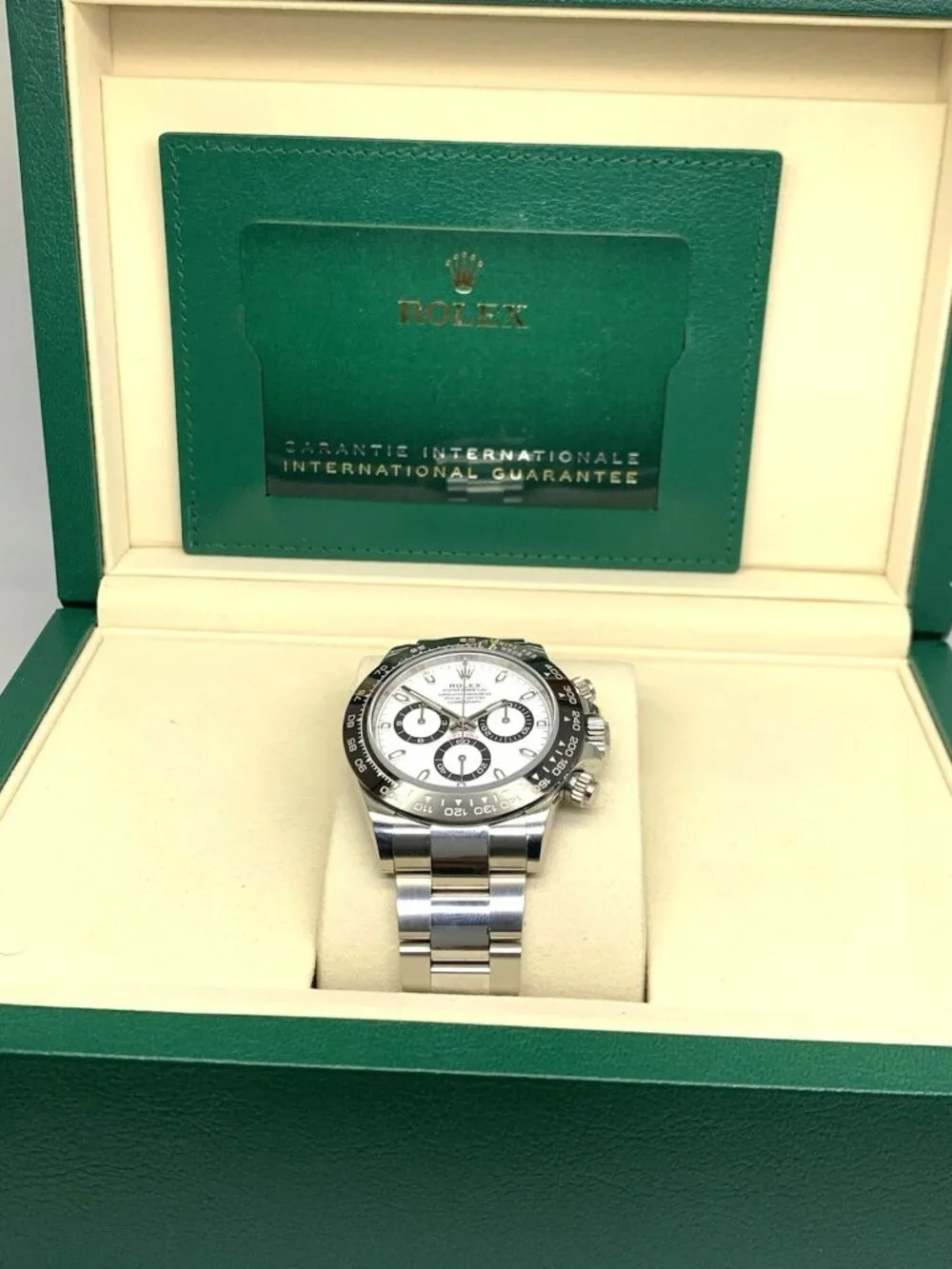 Rolex Daytona Panda Mens Watch 116500 Vintage Swiss Automatic 40mm Box 2021 Card